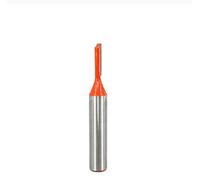 1pc 8mm Gambo Dritto Bit Carburo di Tungsteno Singolo Doppio Flauto Punta del Router di Legno Fresa for Strumenti di Lavorazione Del Legno(NO1)