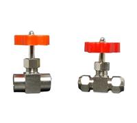 1PC 8mm Two Way Brass Needle Valve Regulating Valve For Water Oil Air