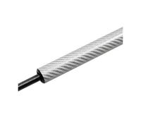 1PC 8V0823359 Per A3 8V 2012-2020 Ammortizzatore Coffano Anteriore Supporto Sollevamento Puntello A Gas Molla Asta Pistone(Silver Carbon Fiber)