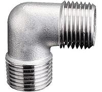 1pc 90 Degree 1/4"-1" BSP Elbow Pipe Fitting - 304 Stainless Steel Male Threaded Connector for Plumbing(DN20)
