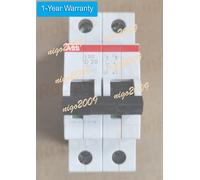 1PC ABB Miniature circuit breaker S202-D20 2P 20A