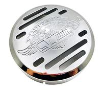 1PC ABS Copertura per clacson per motocicletta cromata con motivo aquila per Kawasaki Vulcan 800 Yamaha V-Star 650 1100 Classic Silverado Custom