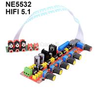 1PC AC 0-15V NE5532 HIFI 5.1 Tone Plate Pre-amplifier Board Volume Control Panel