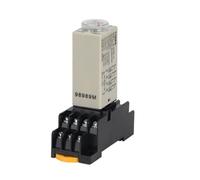 1pc AC 220V 0-30 Seconds H3Y-4 Power-on Delay Rotary Knob Timer Time Relay 14 Pin with Base PYF14A CZMDKEXM