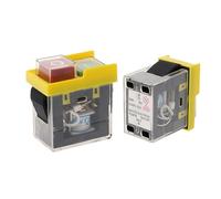 1pc AC 250V 6A Macchina a pulsante impermeabile Interruttori On Off Scatola di controllo Interruttori Interruttore elettromagnetico KJD6 5e4
