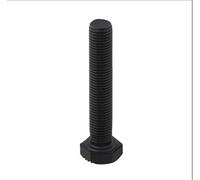 1pc acciaio al carbonio grado 8.8 passo 1.5mm vite M12 lunghezza 20-60mm medio esterno bullone a testa esagonale viti a testa esagonale esterna nera(60 mm)