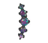 1Pc Acciaio Chirurgico Cinque Opale Orecchio Trago Cartilagine Studs Cristallo Lobi Dell'orecchio Piercing Barbell Gioielli Piercing Orecchini Moda Forward Gioielli, Gold, come descritto, come