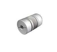 1pc Accoppiamento ondulato D25L37 4/5/6/6.35/8/9/9.525/10/12mm Lega di alluminio for stampante 3D con motore passo-passo(8X12)