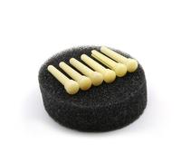 1Pc Acustica Chitarra Ponte Pin Fisso Vertebra Chitarra Ponte Pin Ebano/Cow Bone Acustica Chitarra Stringa Pioli Chitarra Parte