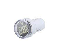 1PC AD16-22DV Digital Indicator Voltmeter 22mm Power LED White AC20V-500V 30X30MM BKYUKJVU