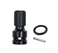 1PC Adattatore for presa con codolo esagonale Convertitore for mandrino da trapano 1/2 "Drive a 1/4" Punte di perforazione a percussione con codolo esagonale for avvitatore a percussione