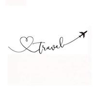 1pc Adesivi murali di Viaggio a Tema citare Le Parole Sticker murale autoadesiva Removibile PVC Home Decor Impermeabile Scherza la Stanza di Poster