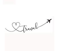 1pc Adesivi Murali di Viaggio a Tema Citare Le Parole Sticker Murale Autoadesiva Removibile PVC Home Decor Impermeabile Scherza La Stanza di Poster