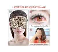 1pc Adjustable Sleeping Eye Masks Silk Leopard Design Shading Blindfold
