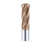 1pc Alesatore a spirale Rivestimento in acciaio al tungsteno Codolo cilindrico Macchina CNC in lega Taglierina in metallo HRC55 3-20mm Strumento(D5X30X60L)