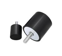 1pc Ammortizzatore in gomma tipo VE, colonna di supporto cilindrica, diametro 30mm, lunghezza 25mm, filettatura maschio M8, lunghezza filettatura maschio 23mm, 30x25-M8x23mm