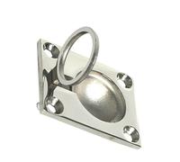 1Pc Anello Maniglia Argento Maniglia Ad Anello A Filo A Filo Portello Armadietto Tirare/Sollevare Barca Facile Da Installare Armadietto Acciaio Inox