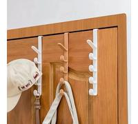 1pc Appendiabiti per porta della camera da letto Appendiabiti sopra la porta Ganci per l'organizzazione della casa in plastica, portaborse per binari per borse