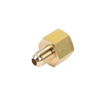 1pc Aria Condizionata Tubo di Rame Femmina-Maschio Flare Filetto Adattatore Del Tubo 1/4 3/8 1/2 5/8 3/4 Riduttore Comune Tubo di Ottone raccordo(Female 3l8 Male 1l4)