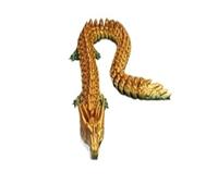 1PC Articulated Fantasy Dinosaur Dragon Model 3D Printed with Movable Joints Mythical Creature Figurine Desk Decor Collectible Gift
