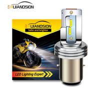 1PC BA20D CSP LED Lampadina per faro anteriore per moto Hi/Lo Bianco AC/ DC12V