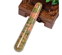 1pc bastoncino da massaggio in cristallo di pietra di quarzo rosa naturale bacchetta di cristalli bianchi bacchetta da massaggio for il corpo delle donne massaggiatore for il viso raccolta domiciliare