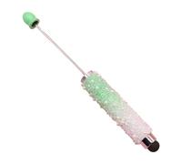 1Pc Beadable Penna a sfera Bead Roller Penne a sfera in metallo perline penna per bambini studenti uffici forniture scolastiche scrittura creativa