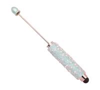 1Pc Beadable Penna a sfera Bead Roller Penne a sfera in metallo perline penna per bambini studenti uffici forniture scolastiche scrittura creativa