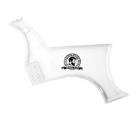 1pc Beard Shaping Tool Hair Linters Template Pettine Shaper Stencil Con Trimmer Uomo Barba Styling Tool