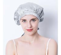 1pc Berretto da notte regolabile Berretto da notte in seta Cappello di