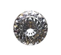 1Pc Bianco Rotondo 100 Sfaccettato 4K Taglio Cubic Zirconia Pietra Per La Progettazione Dei Monili Personalizzati E Impostazione Anello, 12.0mm, Moissanite