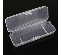 1Pc Bianco Trasparente Barba Box per Rasoio Rasoio, Protezione Rasoio Scatola di Plastica Coperchio Contenitore di Stoccaggio per Manuale Rasoio Sistema Rasoio Accessori