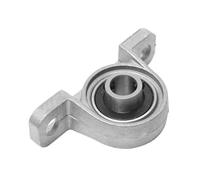 1PC Blocco di supporto in lega di zinco Cuscinetto rombico Inserto Cuscinetto lineare Albero Blocco montato autoallineante(KP006 30mm)