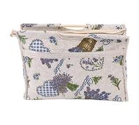 1pc borsa tote per maglieria pratica in legno maniglia tessuta maglione organizzatore borsa tessuta borsa di stoccaggio in tessuto per ferri da maglia strumenti da cucire(fiore malva)