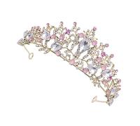 1pc Bride Bride Head Abbina vintage Principessa Rhinestone Crown Crystal Crystal Bridal Wedding Tiaras Crown Crown Bride Papellini per matrimonio Crown vintage