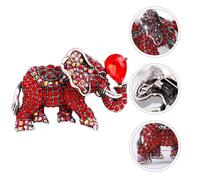 1pc Brilla a forma di elefante Abito di strass per spilla Accessorio per di moda