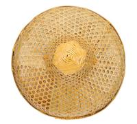 1pc Cappello di bambù Cappelli e berretti da uomo Cappello di paglia largo Cappello da contadino vietnamita Cappello da samurai Cappello rustico da sole Cappello asiatico Cappelli di paglia intrecciat