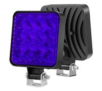 1Pc Car LED Bar Faro da lavoro 48W Offroad Luce da lavoro 12V Auto Light Fendinebbia Off Road 4x4 LED Faretto for trattore for camion ATV(Blauw)