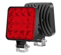 1Pc Car LED Bar Faro da lavoro 48W Offroad Luce da lavoro 12V Auto Light Fendinebbia Off Road 4x4 LED Faretto for trattore for camion ATV(Rot)