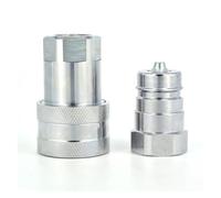 1pc carbon steel hydraulic quick connector used for oil and water pipe machine mobile hydraulic disconnect connector(1-4)
