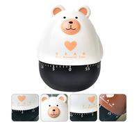1pc Cartoon Bear Time Reminder Design meccanico Timer Home Time Promemoria