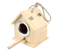 1pc Casa pappagallo in legno Appeso Bird Nest Incubation Box Accessorio per
