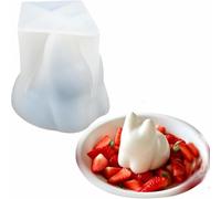 1PC Cat silicone mold milk jelly mold DIY jelly mold pudding mold ice cube mold cake mold Mousse mold chocolate mold candy mold.