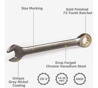 1Pc Chiave Torx Universale Coppia Regolabile 6-25mm Chiave A Cricchetto per Bicicletta Moto Strumenti di Riparazione Auto Strumento Meccanico