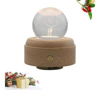 1PC Christmas Crystal Ball Music Box Ball Table Desk Decoration per regalo