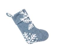 1pc Christmas Snowflake Fike Stoccaggio creativo Soft Sock Gift Hanging Sock