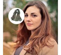 1pc Christmas Voile Design Wraps Bather Christmas Snowman Pattern Scarf