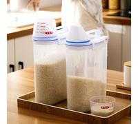 1Pc Cibo Contenitori da Stoccaggio a Secco Cereale Dispenser con Resistente D