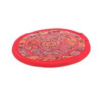 1pc Ciotola sonora del Buddha Cuscino Ciotola sonora del Buddha Cuscino Ciotola tibetana tibetana Tappetino Ciotola sonora del Buddha Cuscino religioso Anello yoga Panno fatto a mano in cotone vintage
