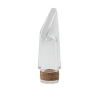 1Pc Clarinetto in plastica Abs Testa di flauto trasparente Bocchino for clarinetto trasparente Torcia for clarinetto in acrilico trasparente con parte in sughero Ancia for clarinetto in plastica Abs/1